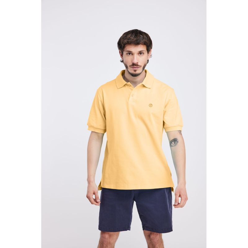 PANAMA JACK - Polera MC Soria Amarillo Panama Jack