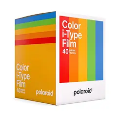 POLAROID - Papel fotográfico Color I-type 40 exposiciones