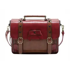 ECOSUSI - Bolso & bandolera BRIEFE para laptop de 13”- Rojo