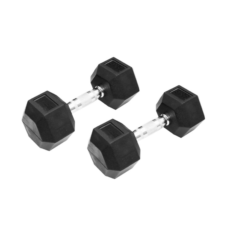 ULTIMATE FITNESS - PAR MANCUERNAS HEXAGONALES 5KG