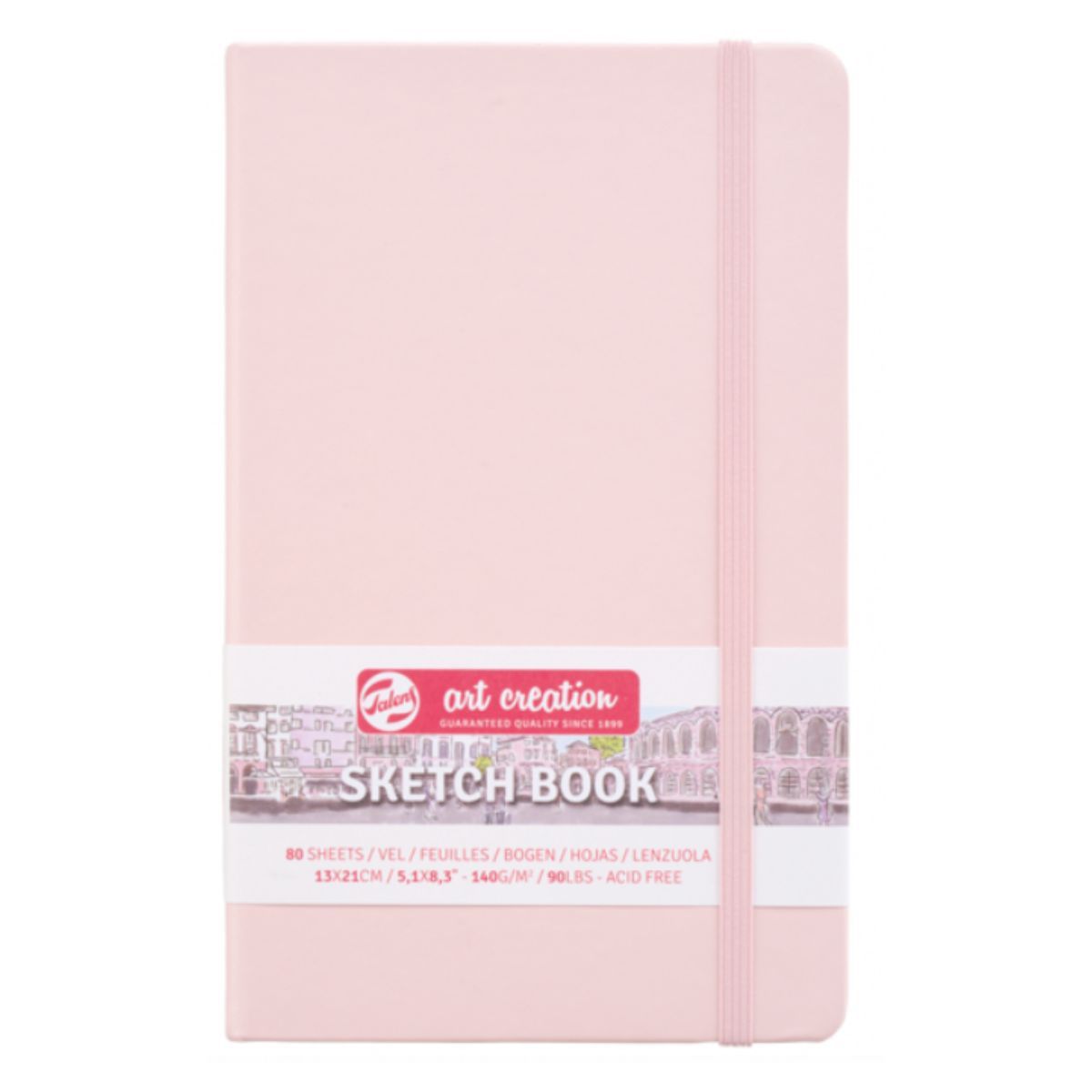 ART CREATION - Libreta Art Creation Rosa Pastel 13x21cm 140gr 80hjas.