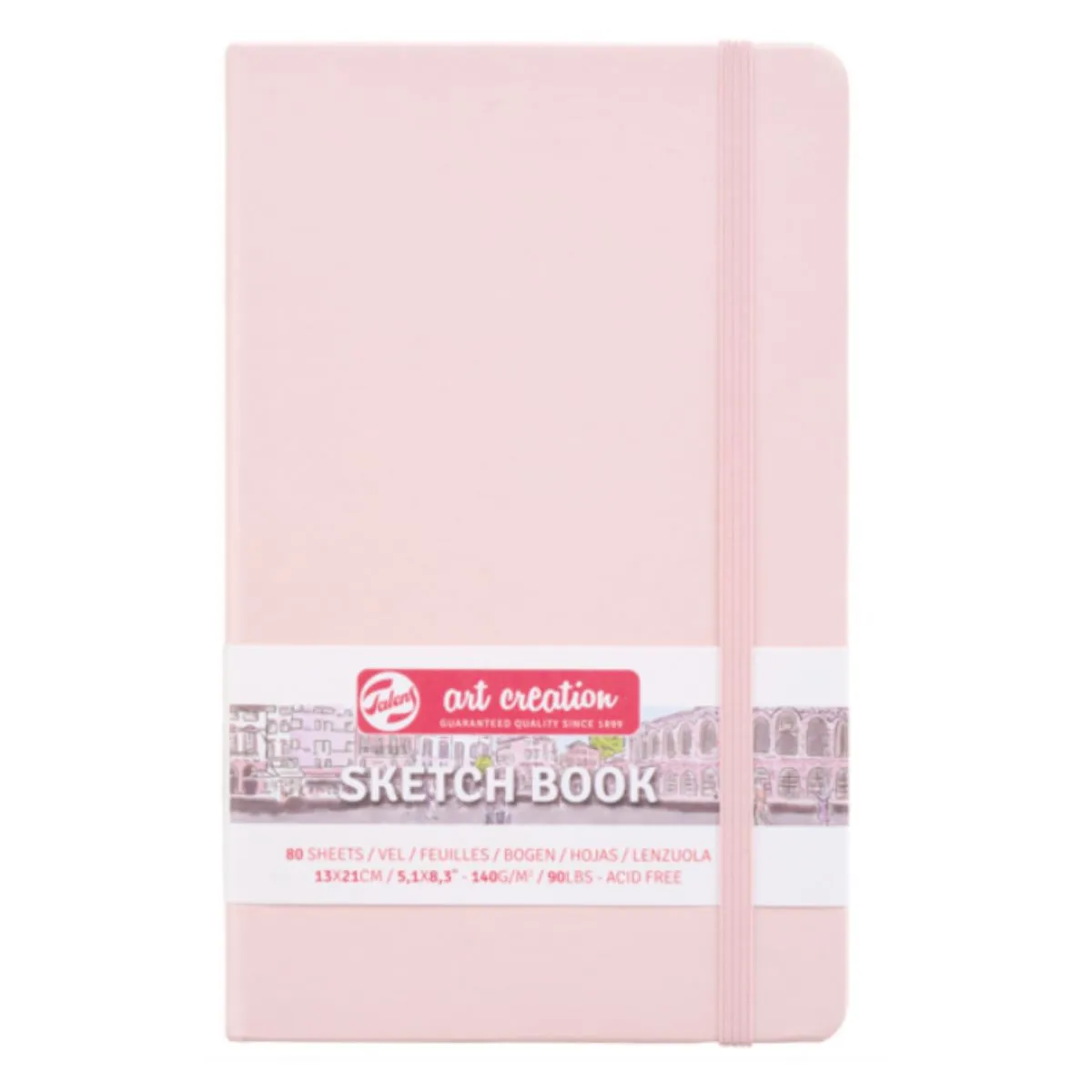 ART CREATION - Libreta Art Creation Rosa Pastel 13x21cm 140gr 80hjas.