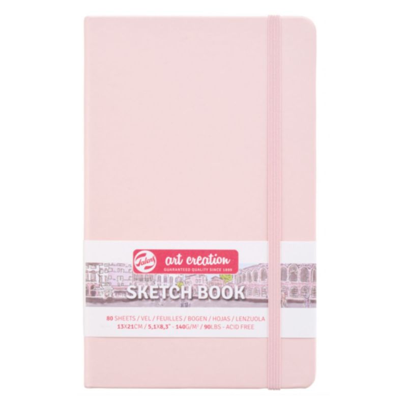 ART CREATION - Libreta Art Creation Rosa Pastel 13x21cm 140gr 80hjas.