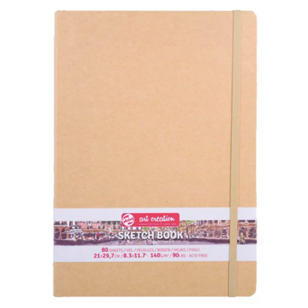 ART CREATION - Libreta Art Creation Kraft 21x30cm 140gr 80hjas.