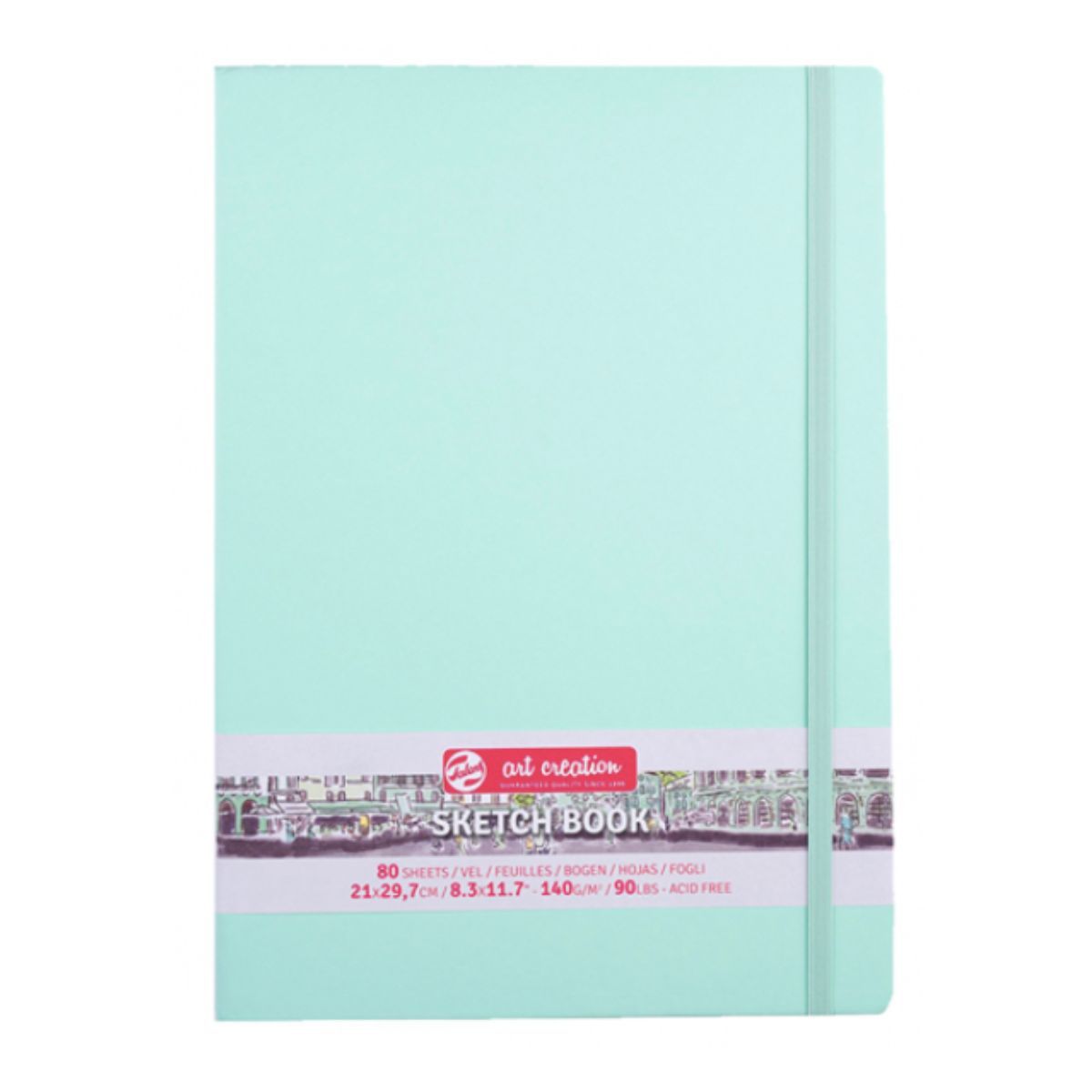 ART CREATION - Libreta Art Creation Menta Fresca 21x30cm 140gr 80hjas.