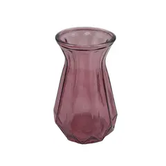 MOGA - Florero Jarron Vidrio 19cm alto flores deco sc