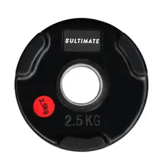ULTIMATE FITNESS - DISCO OLÍMPICO ENGOMADO CON AGARRES 2.5 KG