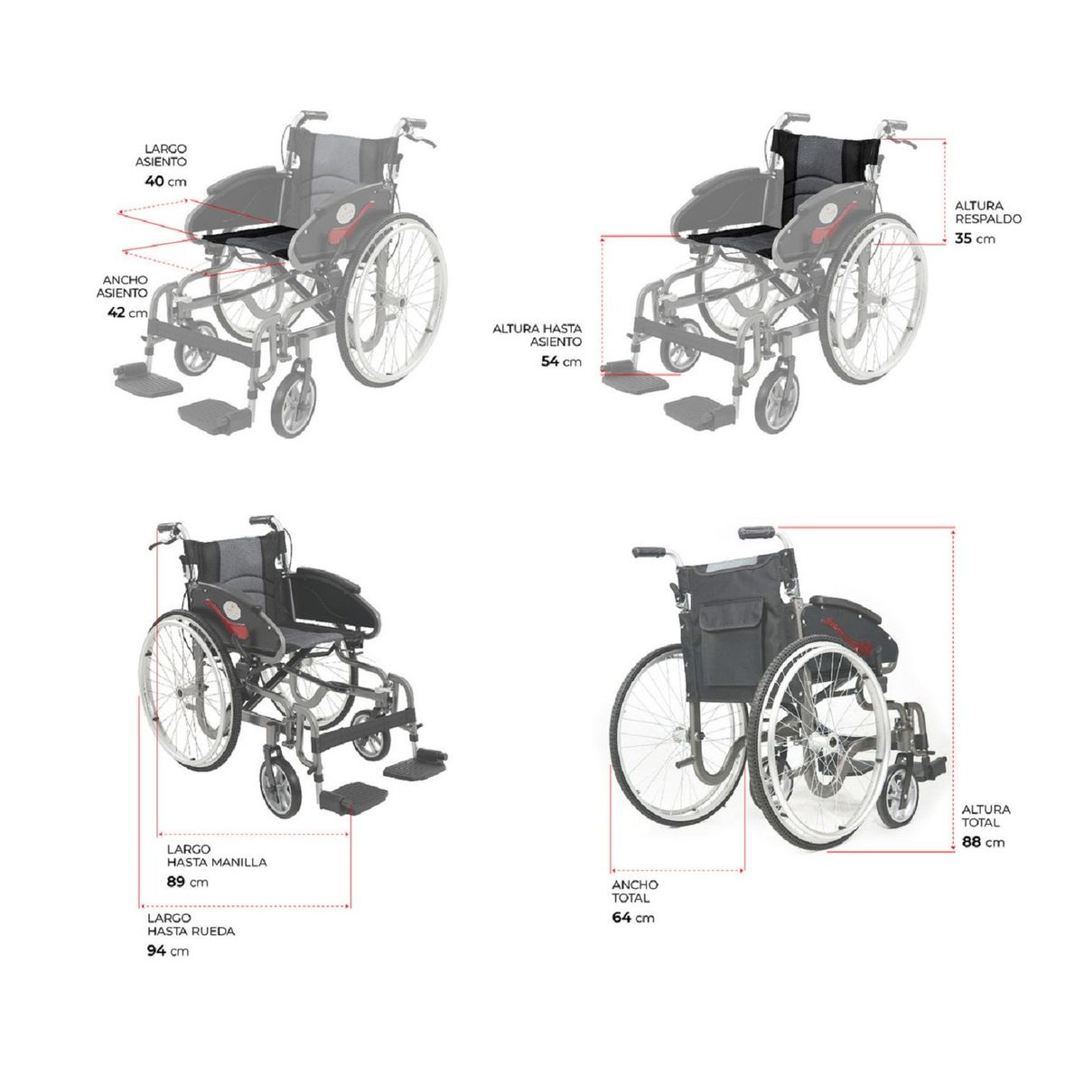 FIRST CARE - SILLA DE RUEDAS DEPORTIVA