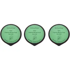 INNISFREE - Pack Mascarilla Lavable Kale Capsule 10ml