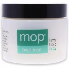 MOP - Fijador de cabello Firm Hold Clay Basil Mint 60ml.