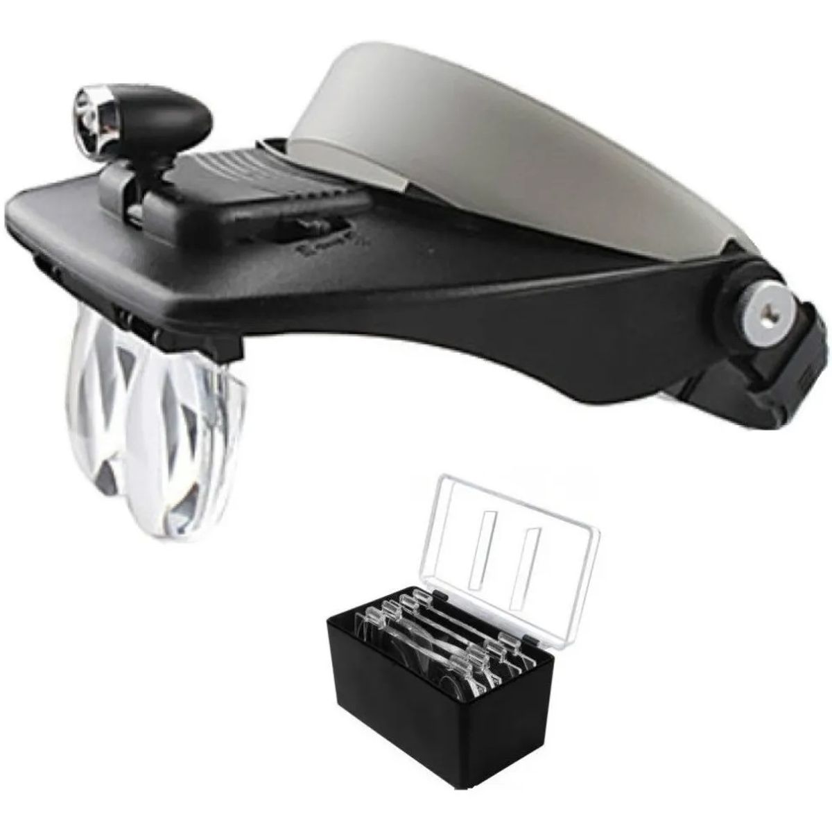 GENERICO - Lentes Lupa Cintillo Lupa Con Luz Lente Lupa Vicera Con Luz