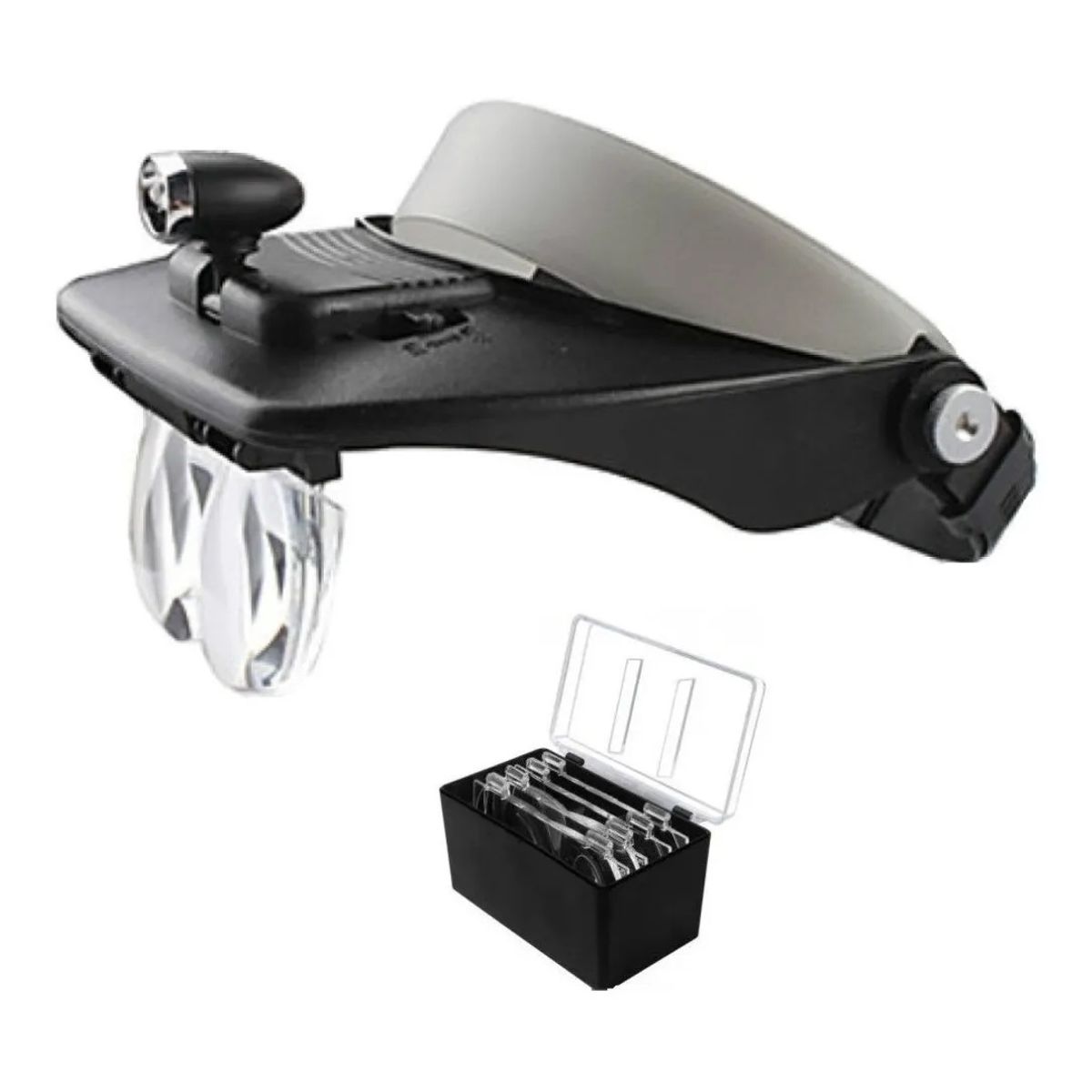 GENERICO - Lentes Lupa Cintillo Lupa Con Luz Lente Lupa Vicera Con Luz