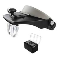 Lentes Lupa Cintillo Lupa Con Luz Lente Lupa Vicera Con Luz