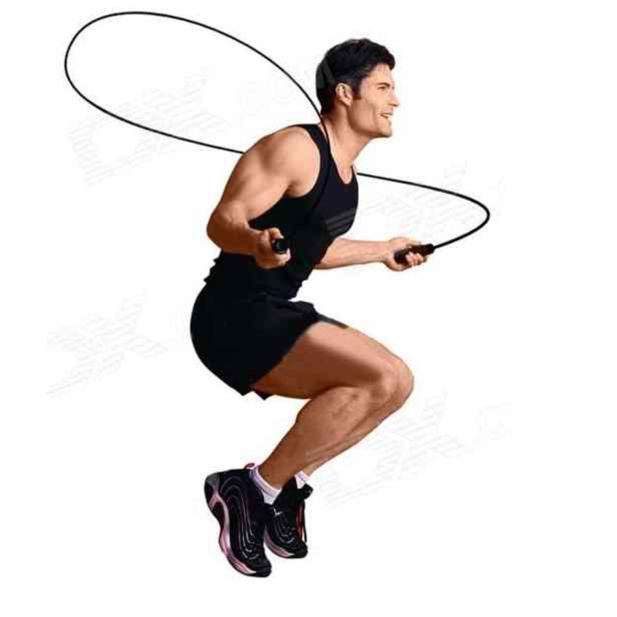 BASKO FITNESS - Cuerda De Salto Speed Rope Abs
