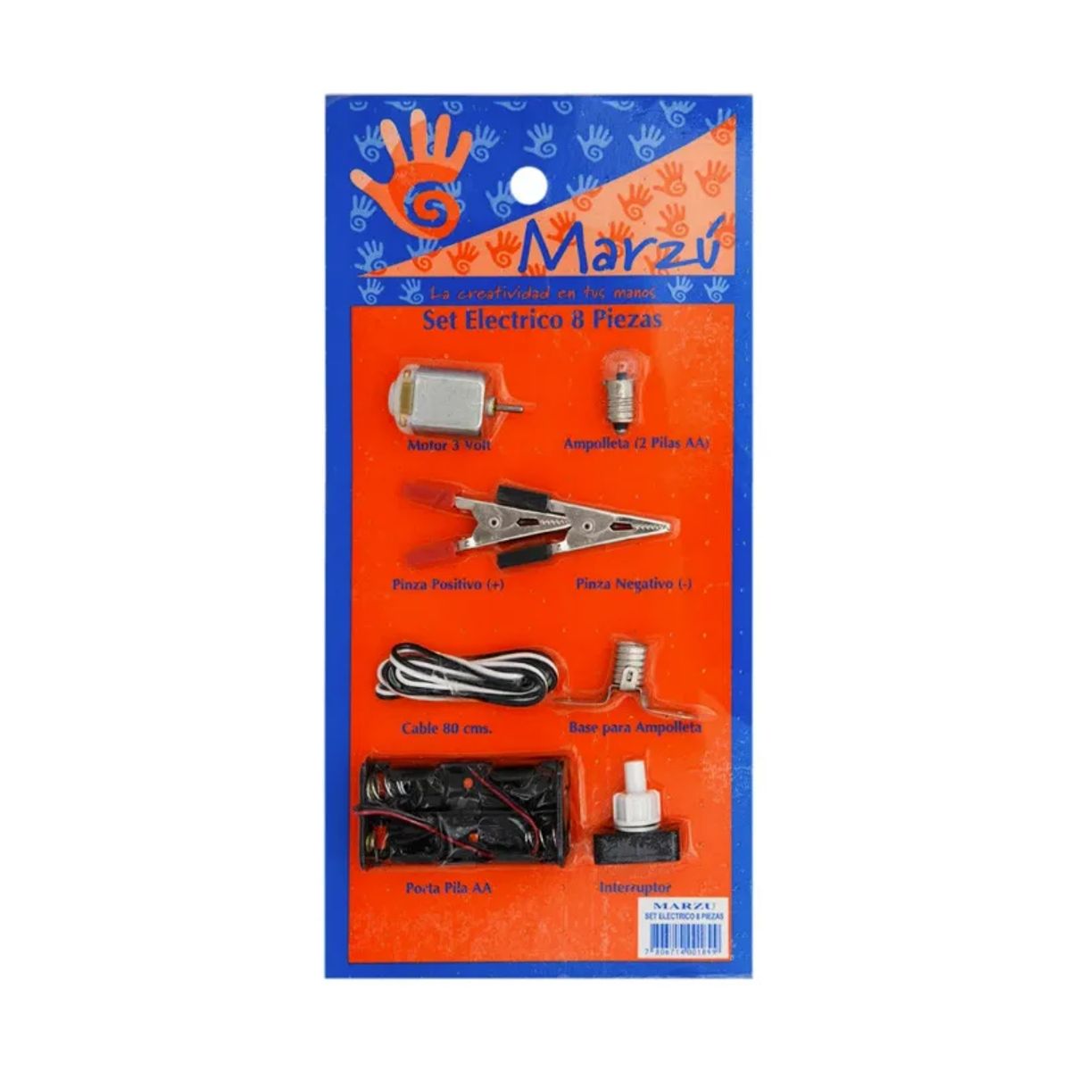MARZU - Set Eléctrico Escolar 8 Piezas - Marzú