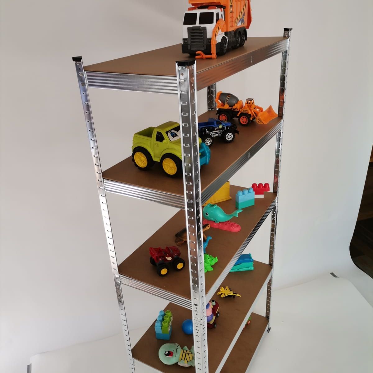 ABC - ESTANTE 180x90x40 cm METALICO GALVANIZADO 5 NIVELES CAPACIDAD 875 kgs