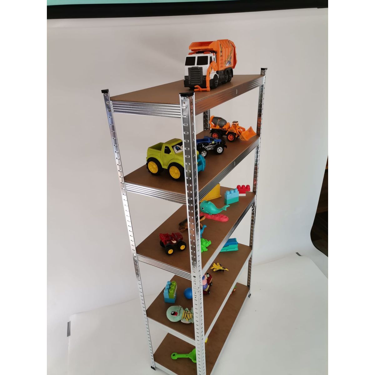 ABC - ESTANTE 180x90x40 cm METALICO GALVANIZADO 5 NIVELES CAPACIDAD 875 kgs