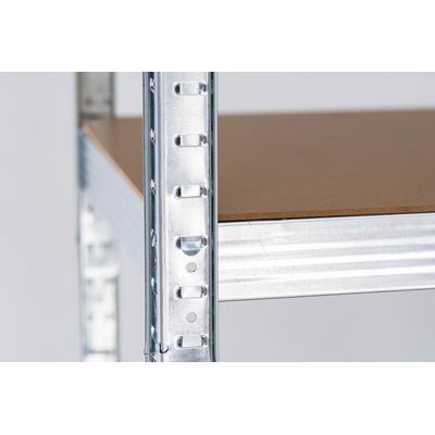 Imagen 2 del producto ESTANTE 180x90x40 cm METALICO GALVANIZADO 5 NIVELES CAPACIDAD 875 kgs