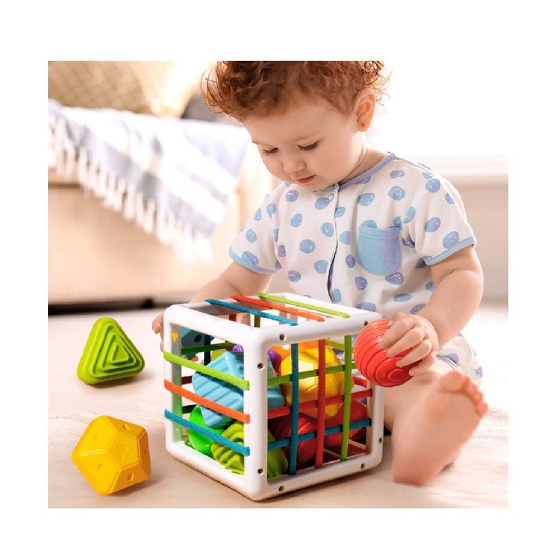 GENERICO - Juguete Interactivo De Habilidad Motora Montessori Cubo
