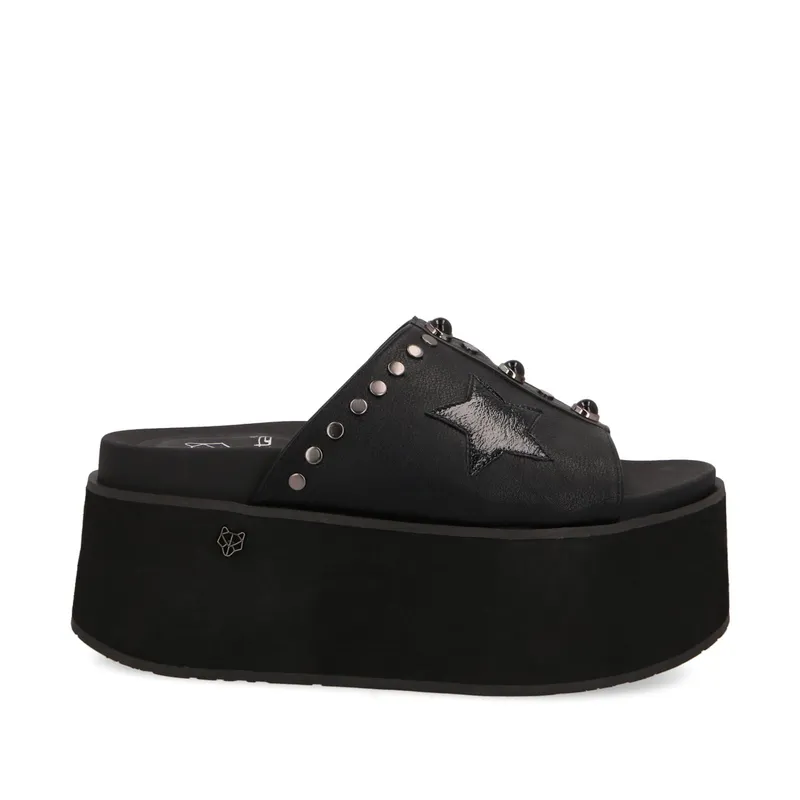 GOTTA - Sandalia Mujer Negra Plataforma 35182 Gotta