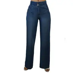 TENTATION - Pantalon Tencel Tiro Alto