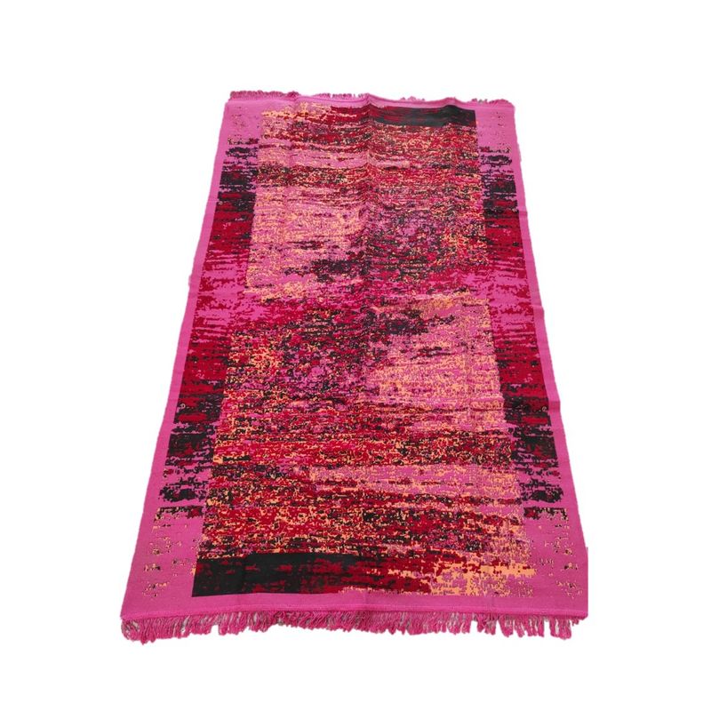 ZAGORA - ALFOMBRA ZAGORA ROSA Y ROJO YILDIS 150X230