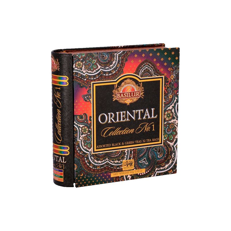 BASILUR - Te Negro Verde Surtido Basilur Libro Oriental N1 32 bolsas
