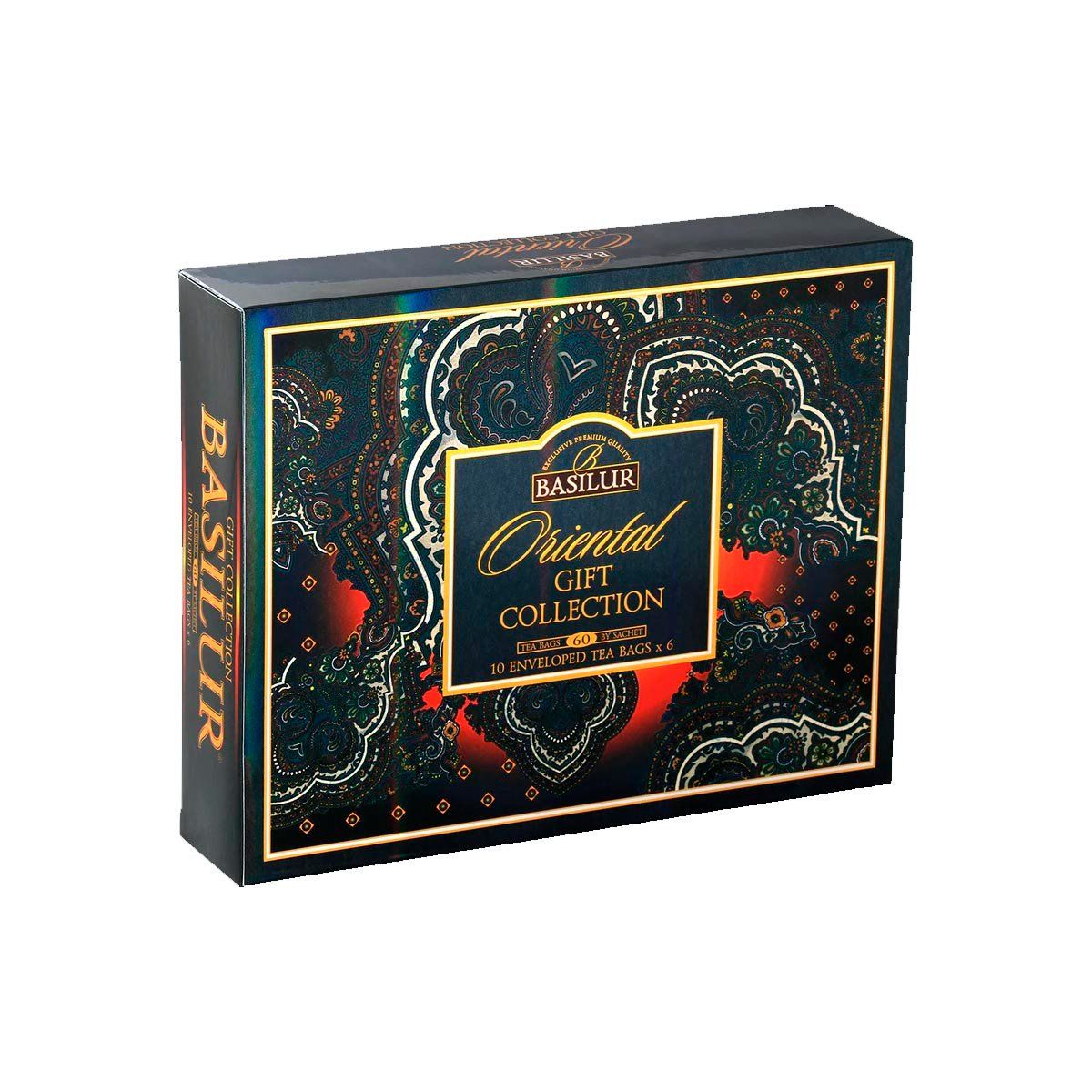 BASILUR - Te Negro Verde Basilur Oriental Collection Caja 60 Bolsas