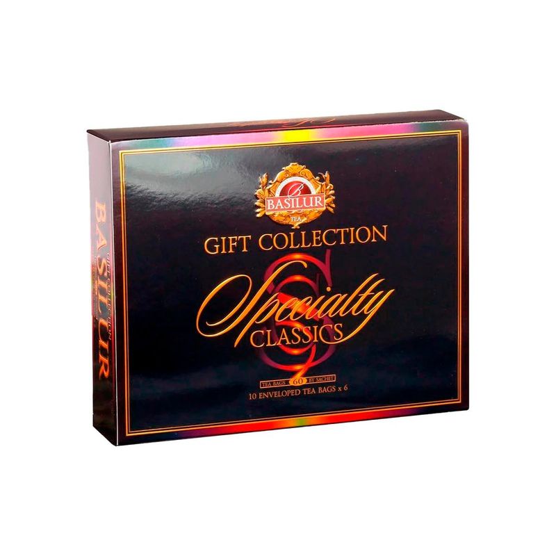 BASILUR - Te Negro Verde Basilur Specialty Classics Caja 60 Bolsas