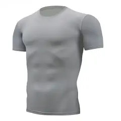 GARSIL - Polera Camiseta Para Hombre Manga Corta Con Fibra Bambú