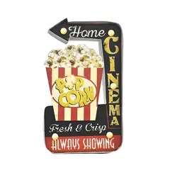 MSA MUEBLES SANTA ANA - LETRERO VINTAGE LED HOME CINEMA