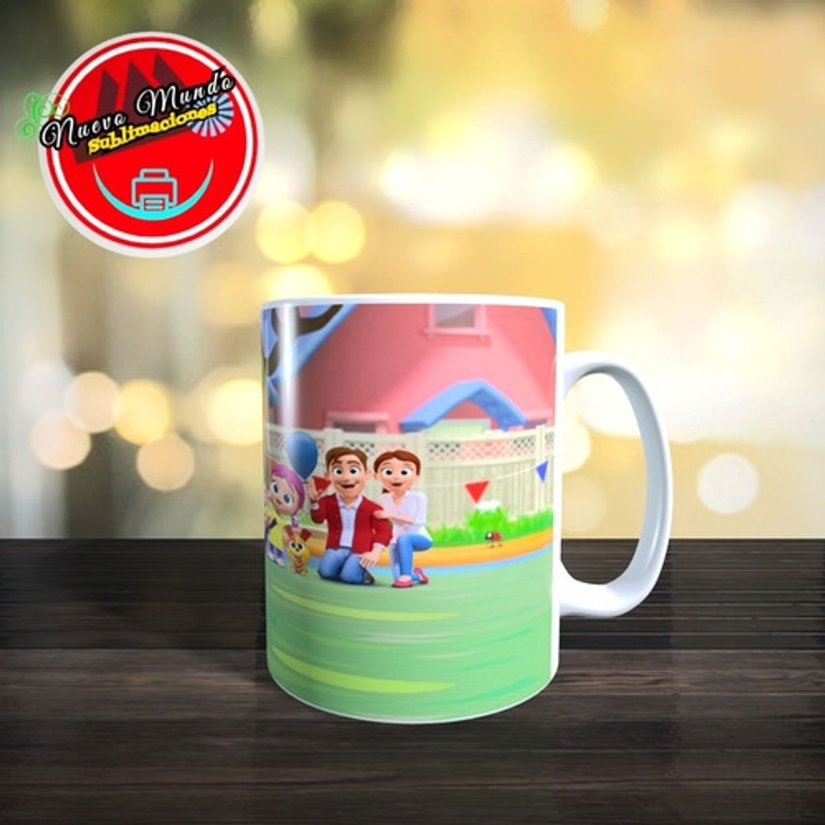 GENERICO - Taza Blanca De Bebe Juan Y Su Familia