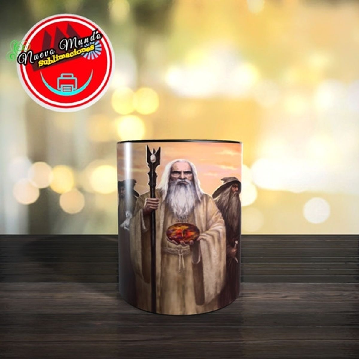 GENERICO - Taza Mágica De The Lord Of The Rings - Magos