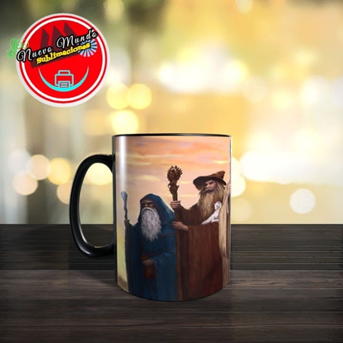 GENERICO - Taza Mágica De The Lord Of The Rings - Magos