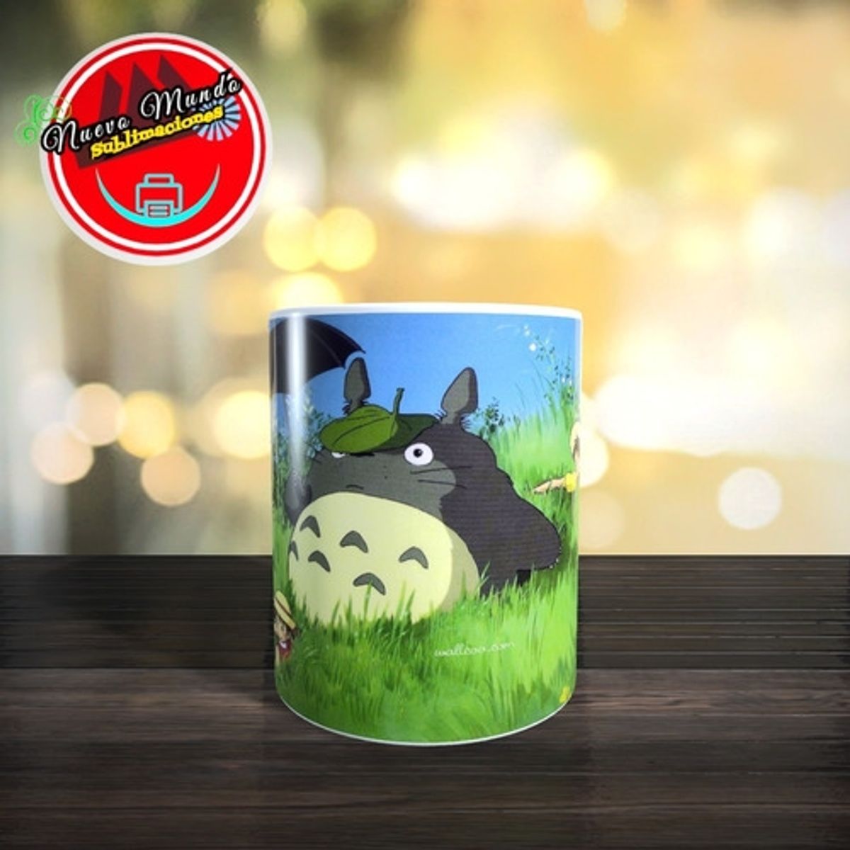 GENERICO - Taza Blanca De Mi Vecino Totoro