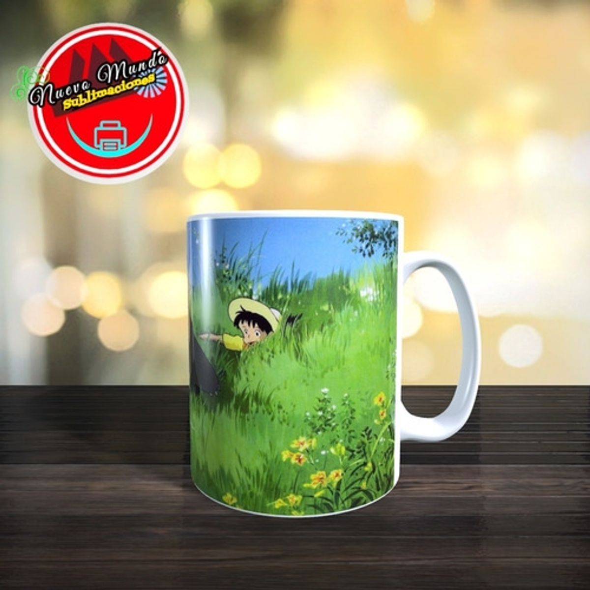 GENERICO - Taza Blanca De Mi Vecino Totoro