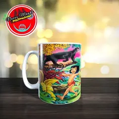 GENERICO - Taza Blanca El Libro De La Selva - Personajes