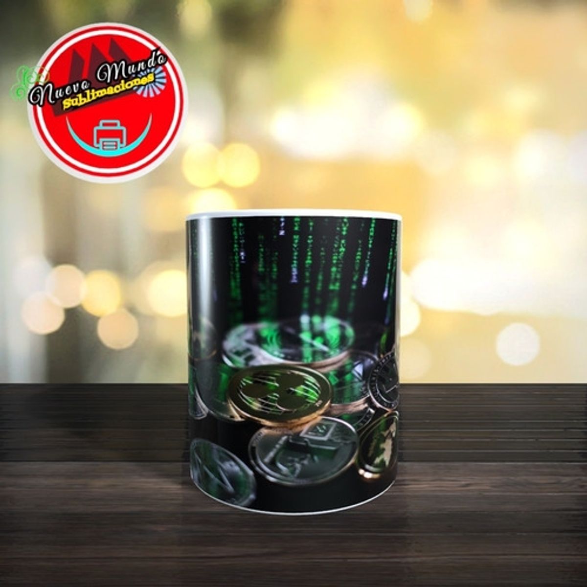 GENERICO - Taza Blanca Tokens Criptomoneda 1