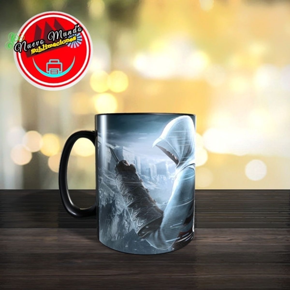 GENERICO - Taza Mágica De Assassin's Creed - Altair Y Ezio