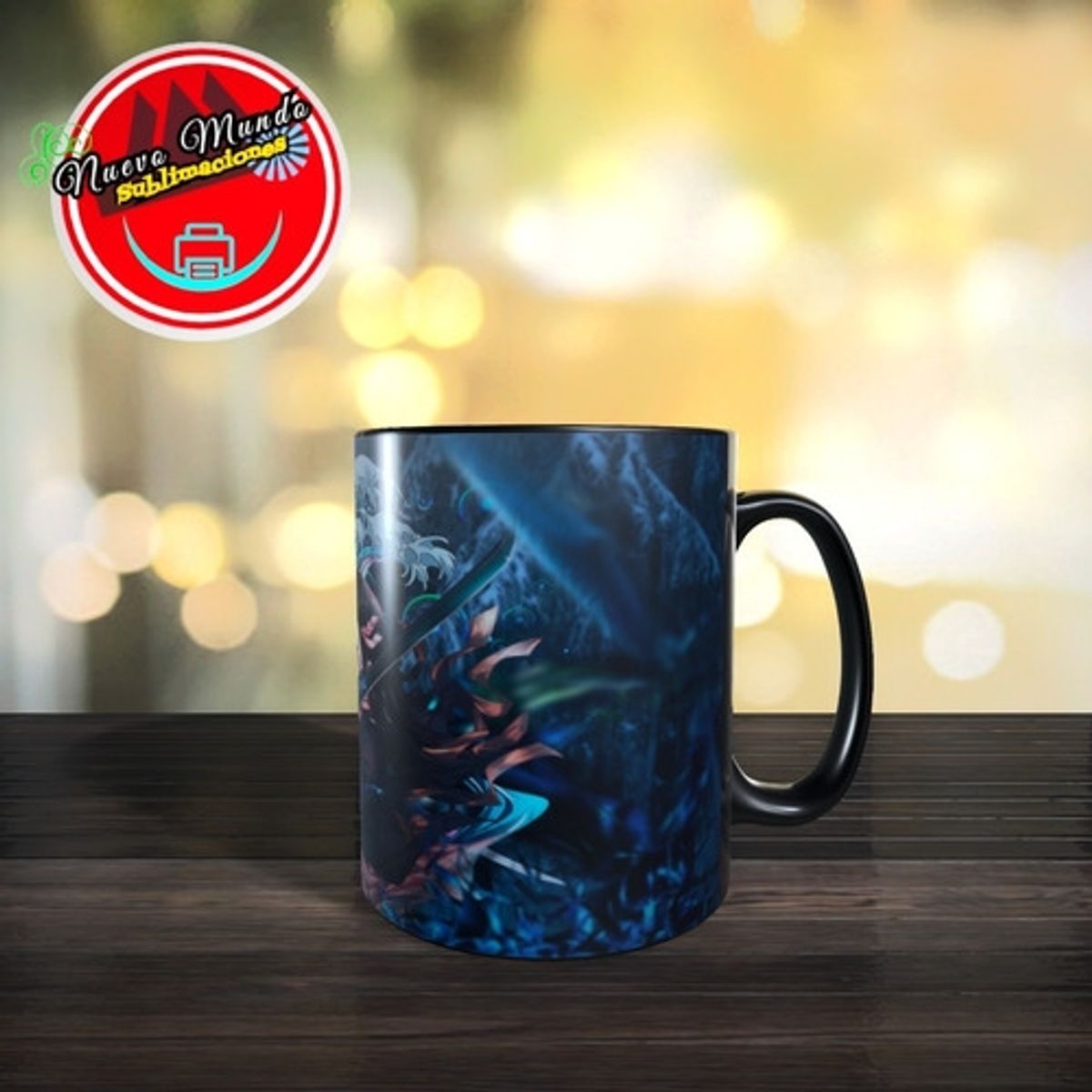 GENERICO - Taza Mágica De Demon Slayer - Tanjir Y Nezuko