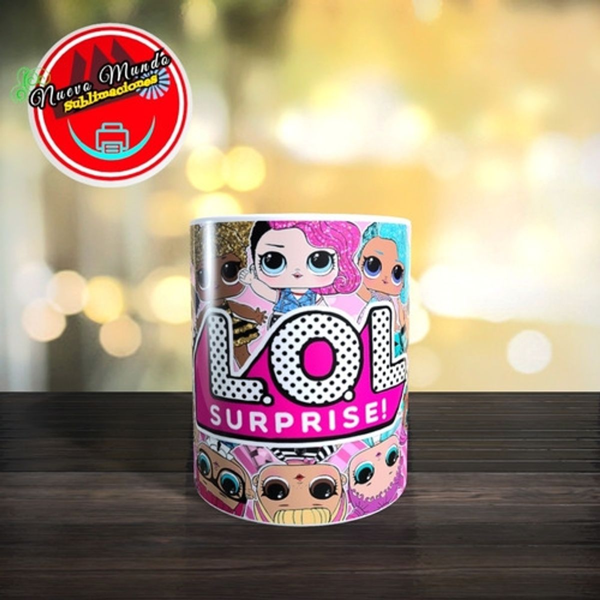 GENERICO - Taza Blanca De Lol Surprise