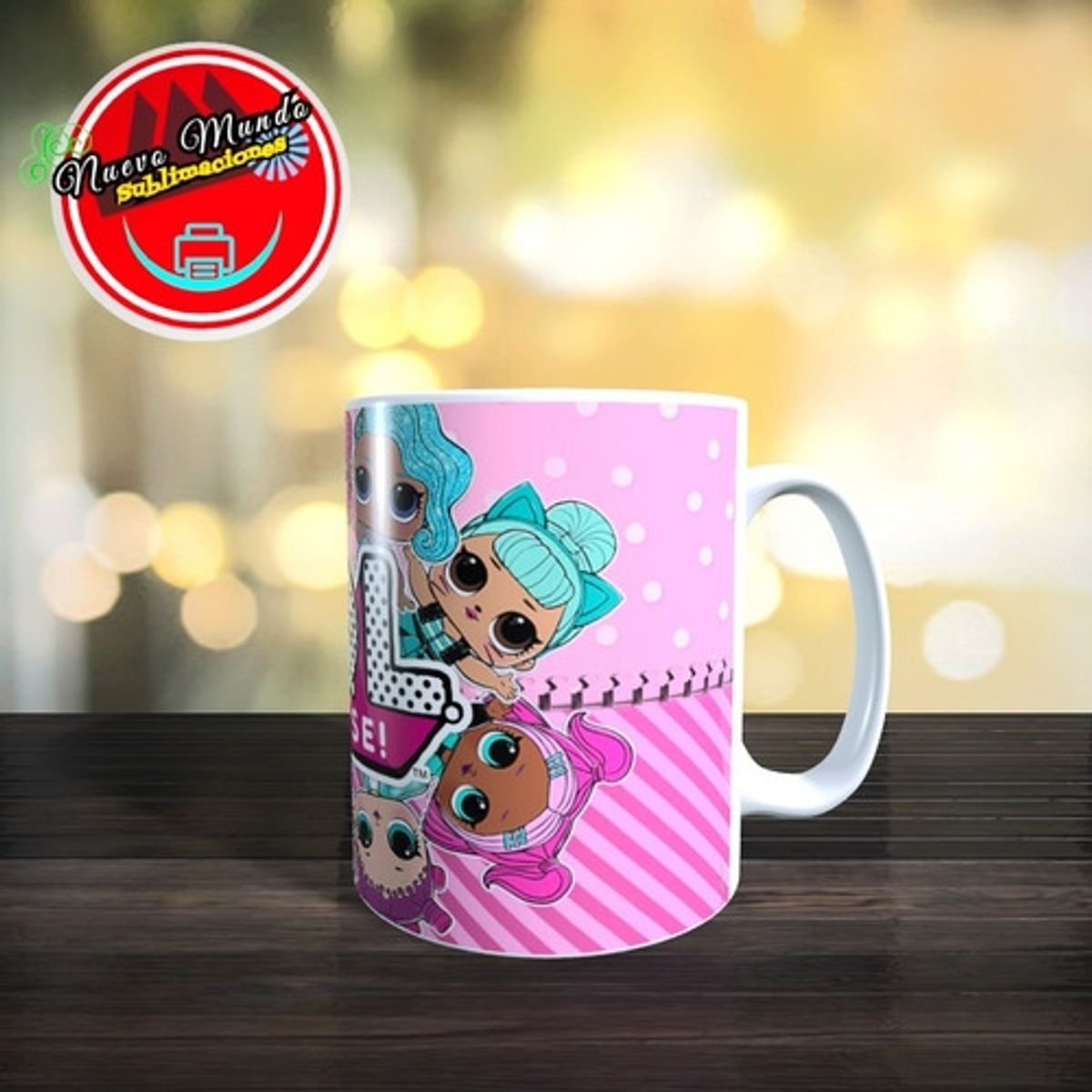 GENERICO - Taza Blanca De Lol Surprise