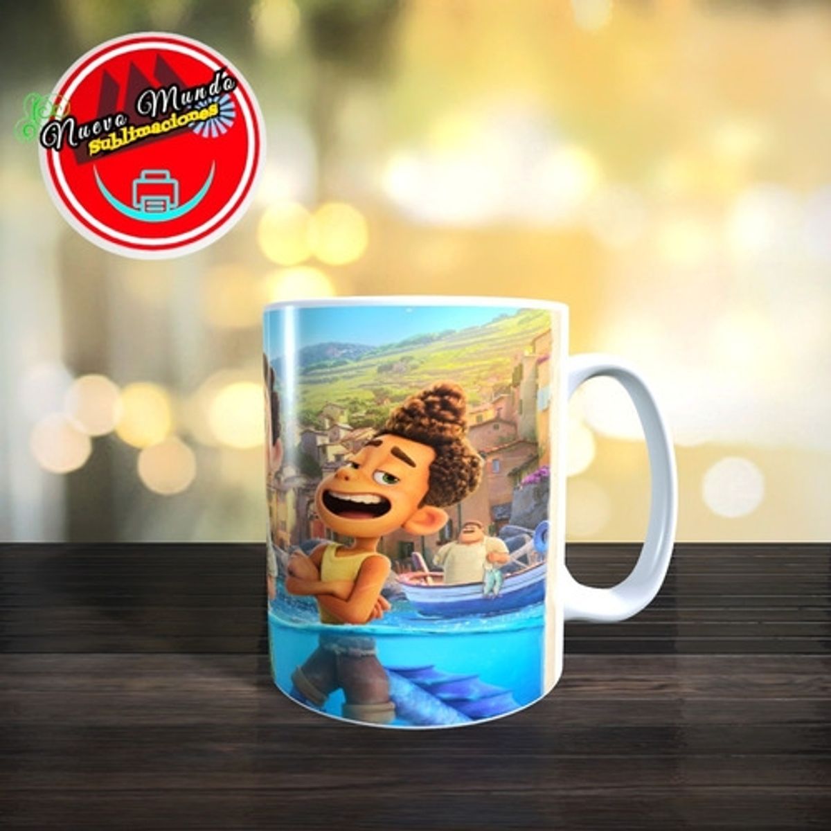 GENERICO - Taza Blanca De Luca, Alberto Y Giulia