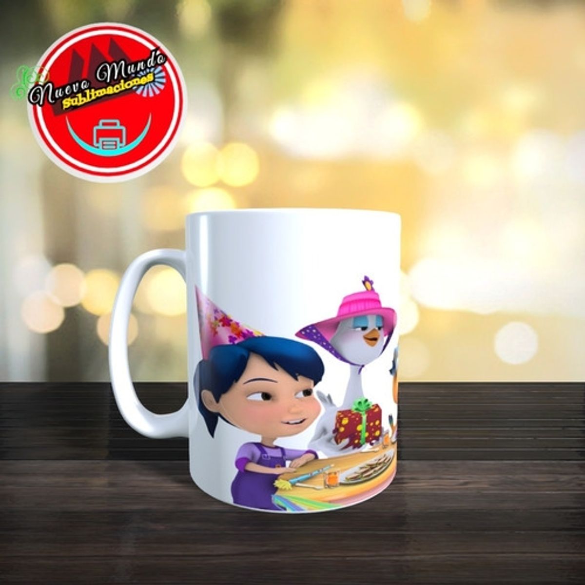 GENERICO - Taza Blanca De El Perro Chocolo - Cumpleaños