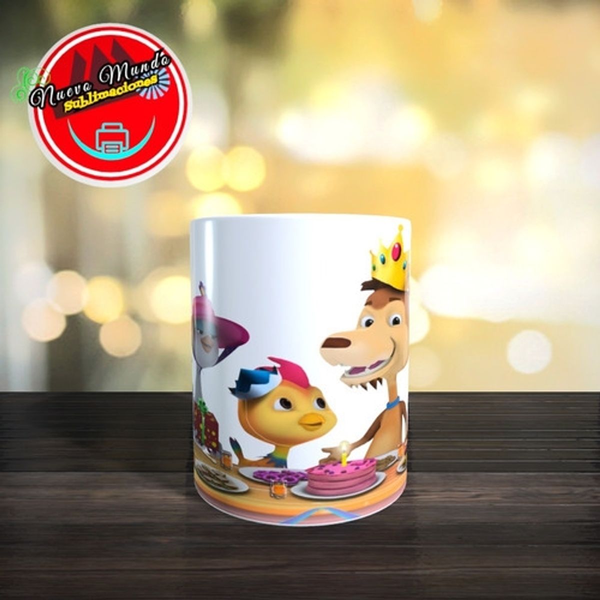 GENERICO - Taza Blanca De El Perro Chocolo - Cumpleaños