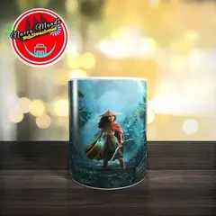 GENERICO - Taza Blanca De Raya Y El Ultimo Dragon