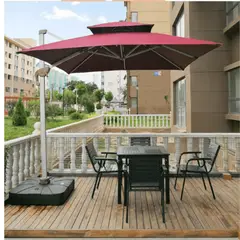SM - Juego De Comedor exteriores Negro 4 sillas Terraza, Mall, Restaurante