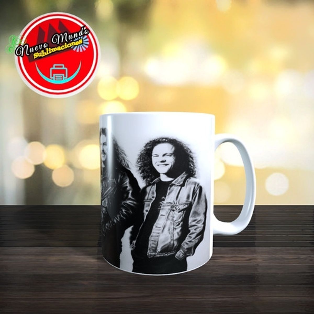 GENERICO - Taza Blanca De Metallica Banda