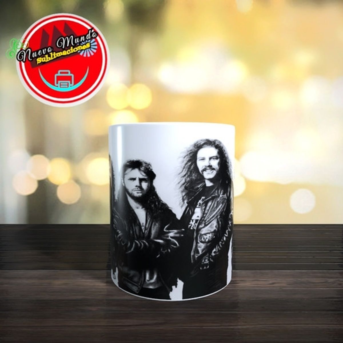 GENERICO - Taza Blanca De Metallica Banda