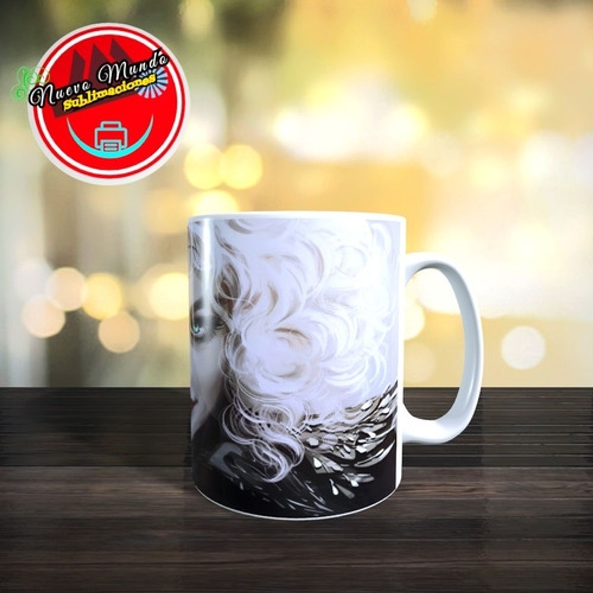 GENERICO - Taza Blanca De Cruella De Vil - Imagen